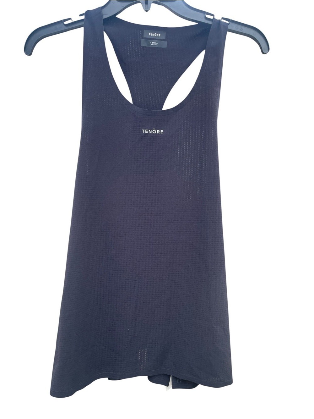 Tenore Athleisure sportswear XS high performance running racer back black tank